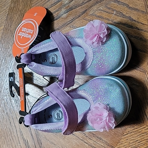 Wonder Nation Baby Girl Mary Janes - Picture 3 of 8